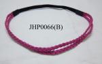 beaded & plaited hair band