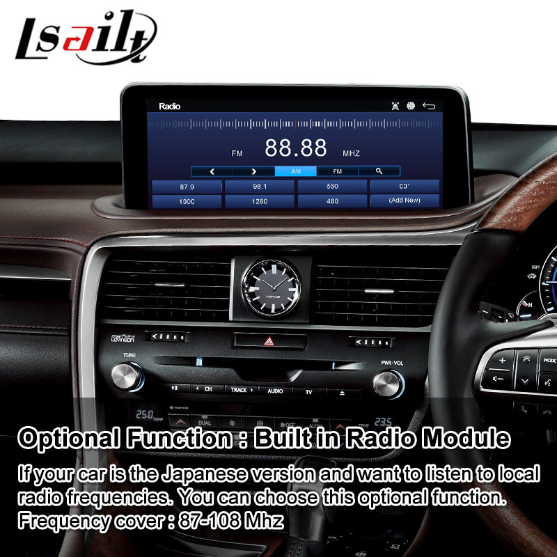 Lsailt Lexus Video Interface Android System for RX RX450h RX350L RX450hL RX300 RX350 2019-2022