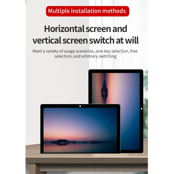 23.6inch LCD video wall Digital signage advertising display Rockchip quad core POE power NFC 4GB 32GB touch screen for Retail stores