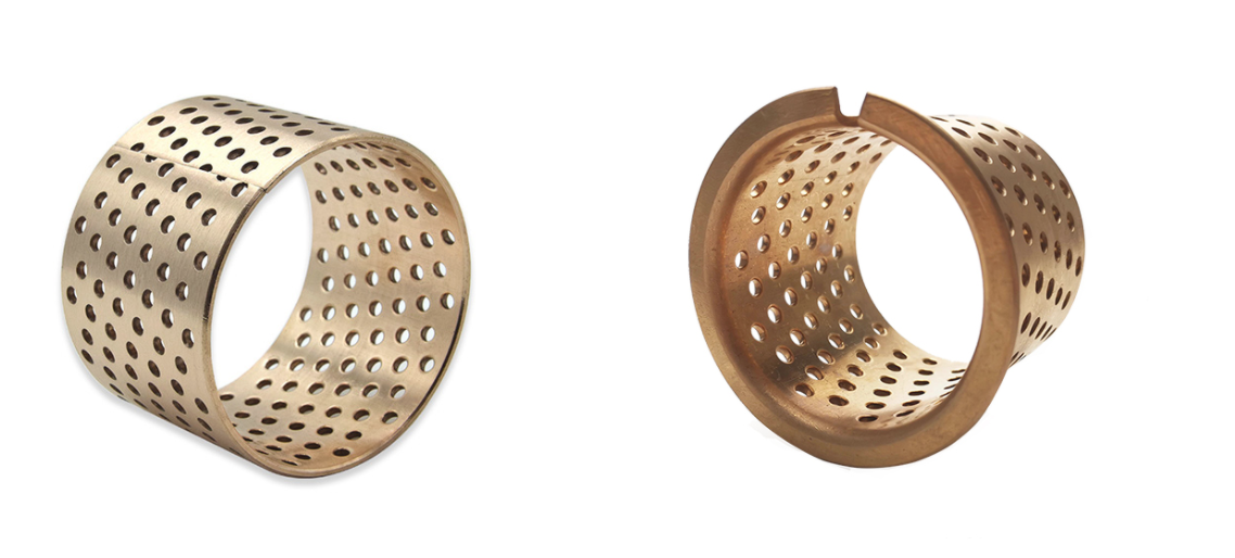 CuSn8P0.3 bronze bushings flange size