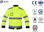 Reflective PPE Safety Wear Disposable Anti Wrinkle Adjustable Sleeve Zip Pockets