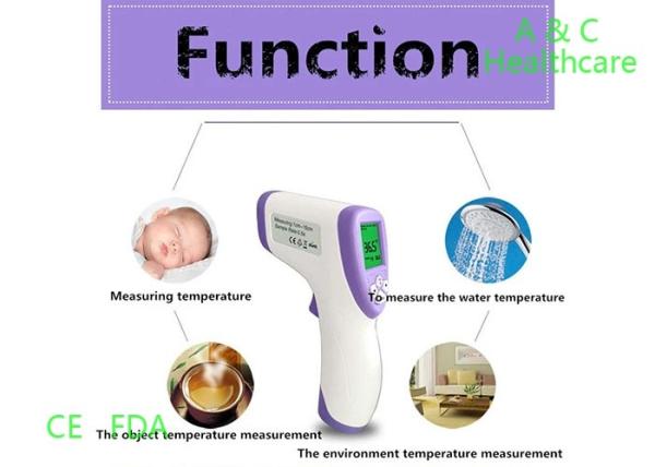 Digital Infrared Forehead Thermometer Non Contact Temperature Gun Elegant