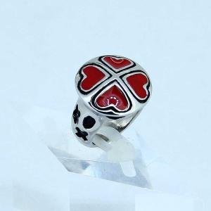Wholesale FAshion 316L Stainless Steel Ring With Enamel LRX171 from china suppliers
