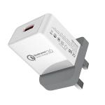 Single Ports 18W QC3.0 Cell Phone Charger Adapter