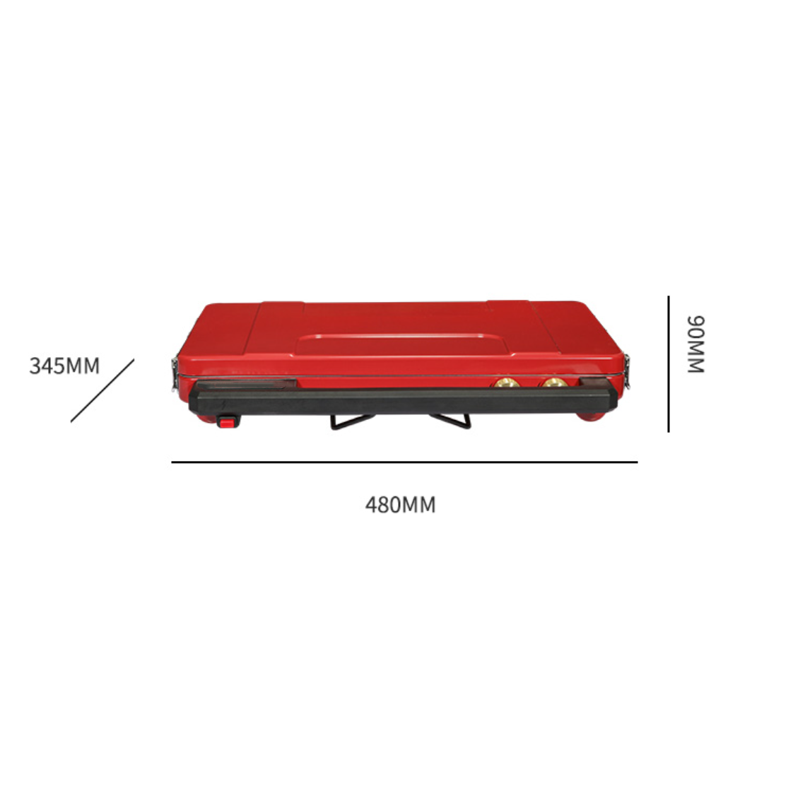 Outdoor Cooktop for Camping Small Gas Stove 2 Burner Durable and Disposable BTU 22000