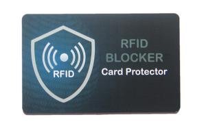 Wholesale RFID passive Blocking Card For Credit Bank Card Wallet Security from china suppliers