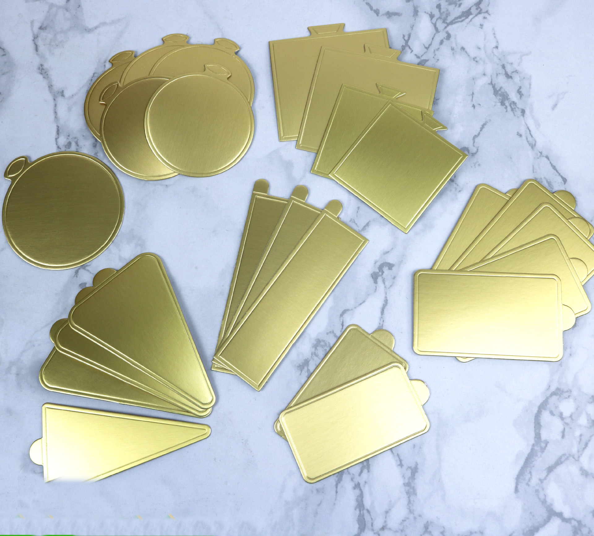 Aluminium Gold Foil Mousse Paper Cake Base Dessert Holding paper cake base cake drum boards