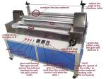 PVC Kitchen Sponge and Fiber Scouring Pad Hot Melt Glue Laminating Machine