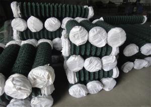 Wholesale Woven Chain Link Fencing PVC Coated Iron Wire Mesh , 18#-7# Wire Dia from china suppliers