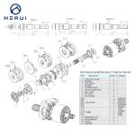 HPV132 HPV140 HPV160 Hydraulic Main Pump Spare Parts Pump PC200-6 PC300-6 For