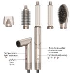5 in 1 Foldable Hair Dryer Brush Wind Blow High-Speed Turbo Blow Dryer Brush