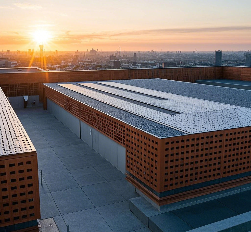 Aluminum Composite Panel Facade Wall Decortor Perforated Panels In Design Building