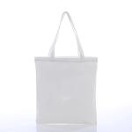 2019 New Eco Friendly Custom Logo Zipper Canvas Tote Cotton Shopping Bag