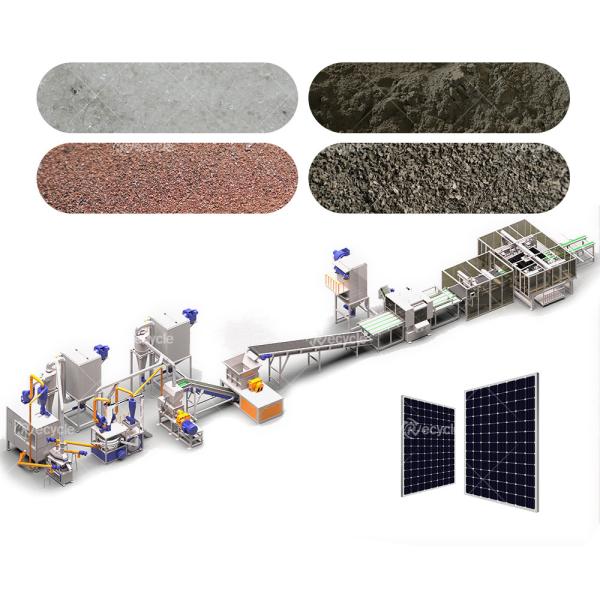 Sustainable Energy Solution PV Solar Panels Recycling Machine with Other