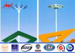 45M S355JR Steel Tubular Pole / High Mast Light Pole For Football Stadium