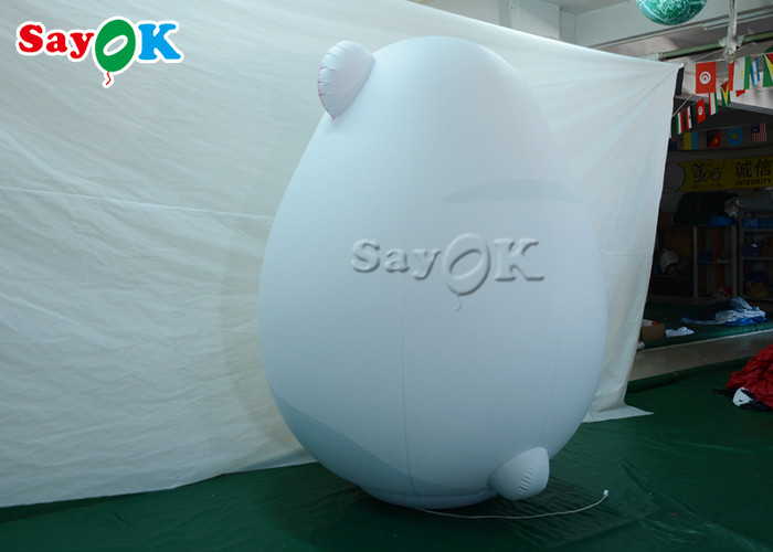 2m Inflatable Holiday Decorations White Cartoon Character Pvc Bear Cartoon