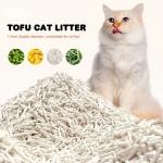 High Absorption Tofu Cat Litter Dust Free Strong Odor Control Environmentally