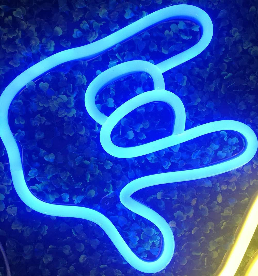 Halloween Decor Neon Lights LED Neon Signs I Love You Gesture