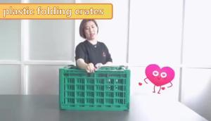 Wholesale New Design collapsible plastic moving Folding crate for sale from china suppliers