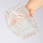 500ml 750ml Clear Glass Bottle for Whisky Brandy Vodka High End Luxury Cork