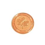 Custom Round Metal Commemorative Coins Polished Copper Zinc Alloy Die Casted