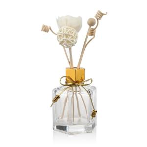 Wholesale Screw Cap 125ml Diffuser Glass Bottle Empty Clear Hexagon Shape from china suppliers