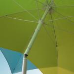 Palm Tree Windproof Beach Umbrella Sun Protection Oxford Polyester Fabric