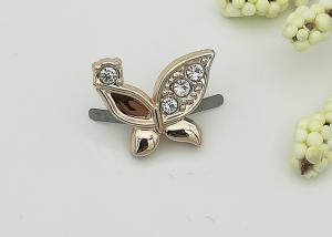 Wholesale Girls Shoe Shoe Buckle Clips Plastic Material With Shinny Rhinestone Delicated from china suppliers