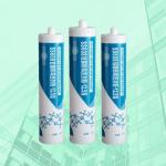 SS608 Light Grey Bathroom Silicone Sealant Fast Drying White Caulk For Bathtub
