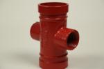 Plumbing 4 Way Pipe Fitting Withstand High Pressure