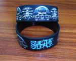 Fashionable Customizable Silicone Bracelets Wristband With Debossed Logo Fill
