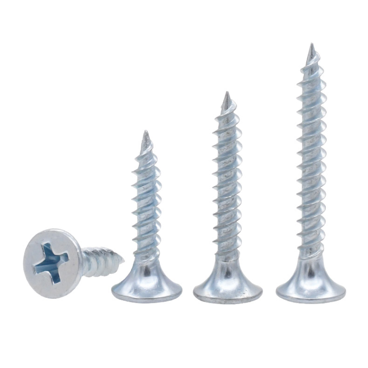 Yellow Zinc Plated 1 1/4 3.5 Carbon Steel Self Tapping Drywall Screw for Metal Wood