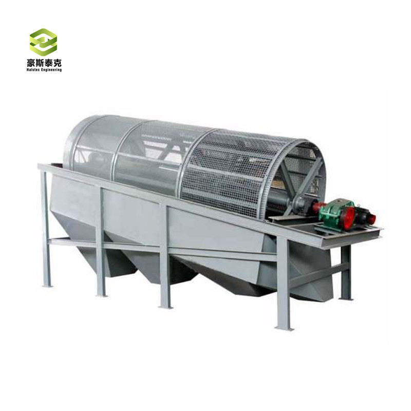 ISO 9001 Certified Brick Plant Machine Round Roller Sieve For Clay Production Line