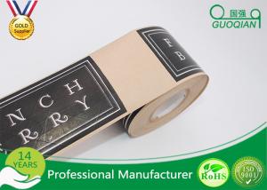 Wholesale Custom Printing Black Flood Coat Kraft Packaging Tape With Logo Design 2 Inch Wide from china suppliers