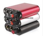 Aluminium Alloy Mini Tattoo Power Supply Black Red Silver Colors TPN-020