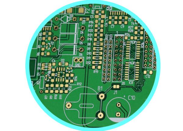 Motor Control Board Battery Protection Circuit In Green Soldermask With Blind