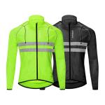 Reflective Windbreaker Style Jacket , Multi Pocket Jacket Breathable Skin