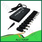 Super thin LCD Show 70W Universal Power Adapter for Notebook for Home use - ALU