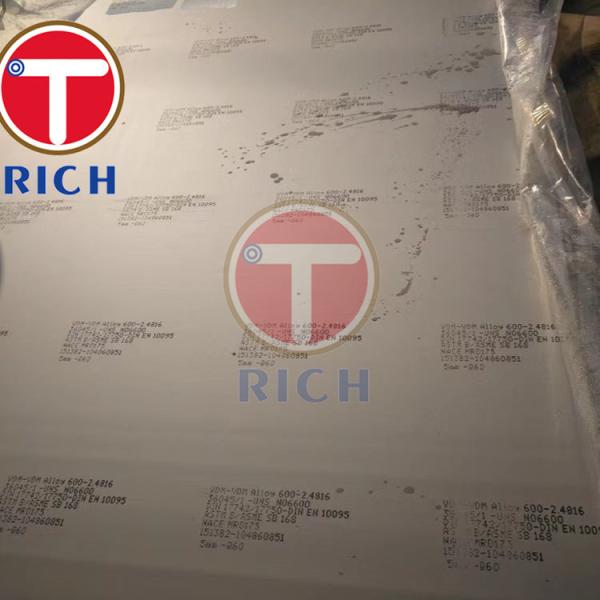 A 168 UNS N06601 Cold Rolled Hot Rolled Inconel Inconel 600 Alloy 601 Sheet Coil