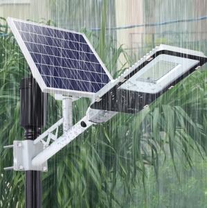 Wholesale 6500K Waterproof Solar Powered LED Street Lights High Power Garden Lighting 60W from china suppliers