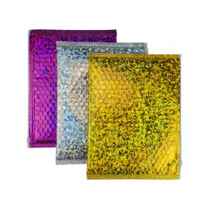 Wholesale Waterproof Poly Holographic Bubble Mailers Bags Self Adhesive For Express Shipping from china suppliers