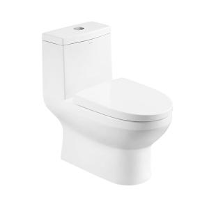 Wholesale One Piece Ceramic Toilet Set 685×370×725mm Siphonic Flushing from china suppliers