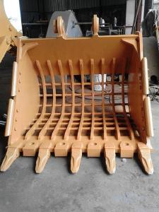 Wholesale High Strength Excavator Rock Bucket Customizable Bottom Interval Space from china suppliers