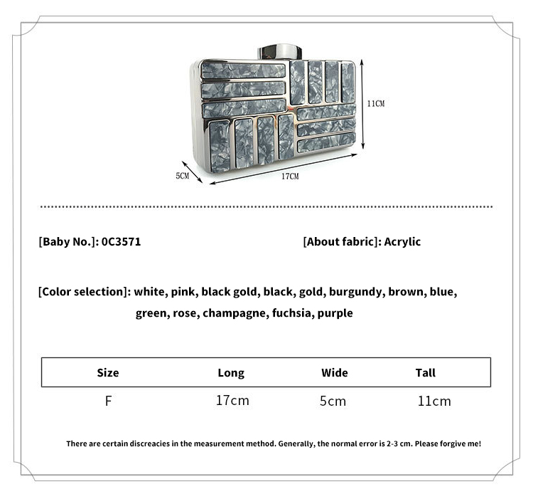 Small Square Bag Ladies Banquet Mobile Phone Hand Shoulder Bag Woman Party Clutch Handbag
