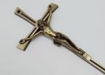 Coffin decoration zamak crucifix D056 bronze color size 39*15cm size