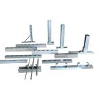 3 Inch Mild Carbon Steel C Channel Slotted Hot Dip Galvanized Strut Perforated