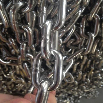 8mm 316 Stainless Steel Link Chain for Transmission in Chemical Industry and Durable