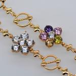 Classic 18K Gold Plated Cubic zirconia Bracelet & bangles factory wholesale high