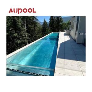 Wholesale Swimming Pool Acrylic Glass Sheet Aupool 50Mm Tunnel Cylinder for Resort Garden House from china suppliers