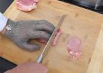 100% Stainless Steel Wire Mesh Anti Cut Hand Gloves Level 5 Protection For